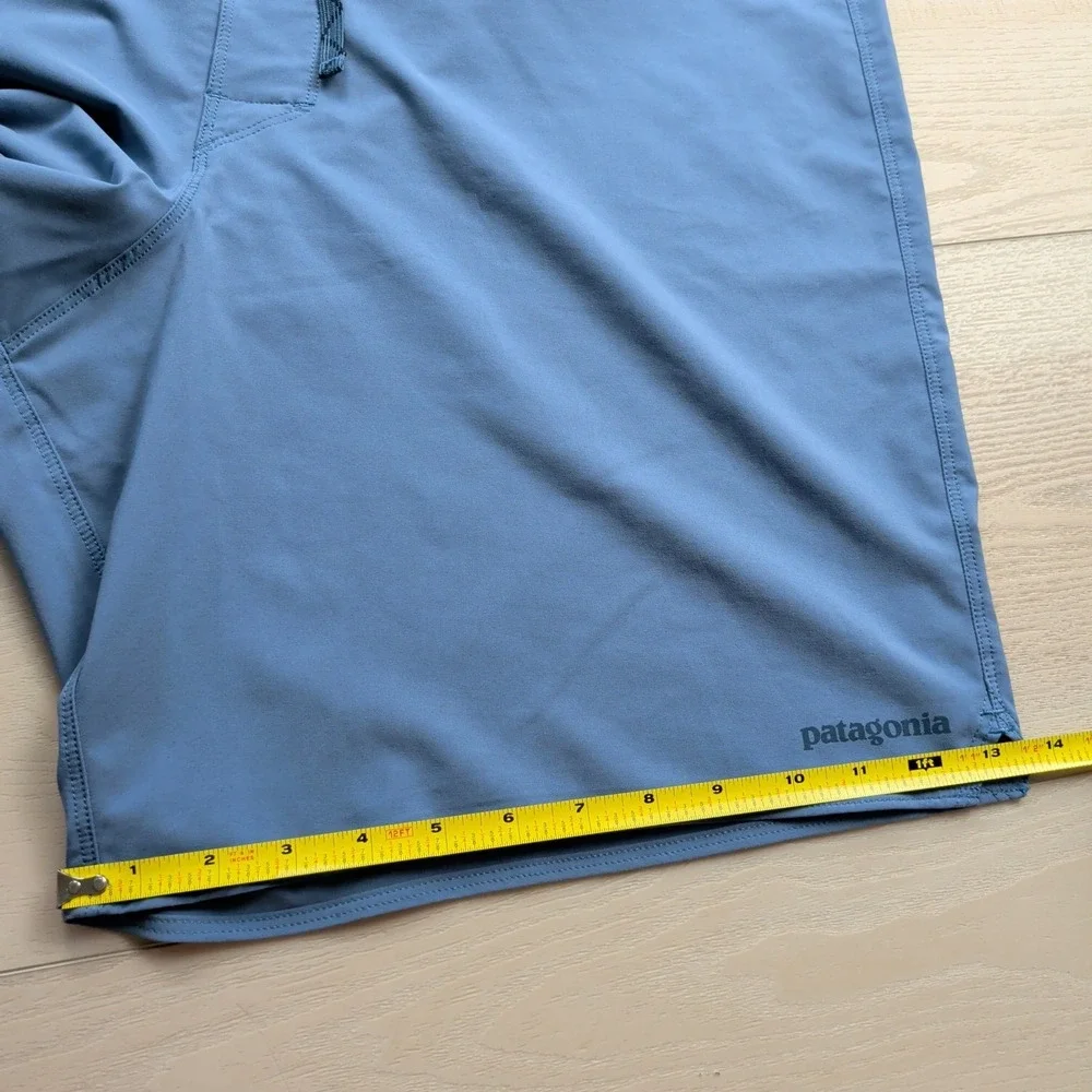 Patagonia Stretch Hydropeak Board Shorts Mens 40 Light Blue Beach Surf Beach‎